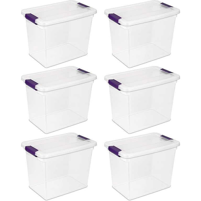Clear Lock Storage Box 2 Pcs set Medium 7 liter Transparent – Appollo Store