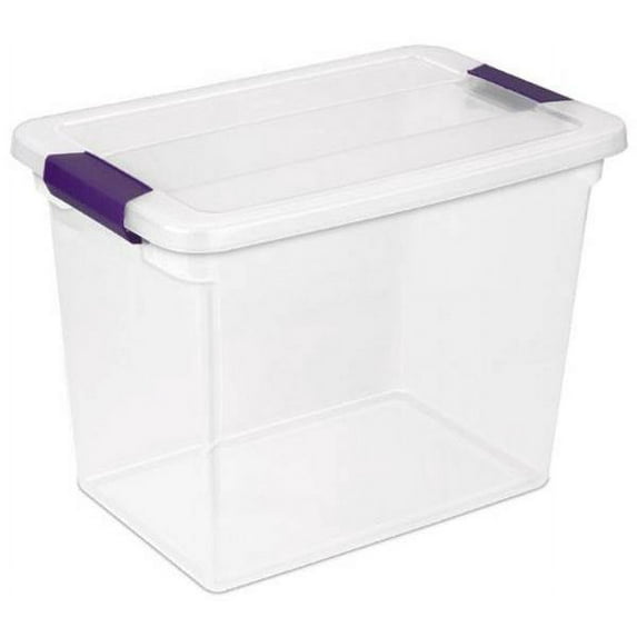 Sterilite 17631706 27-Quart ClearView Latch Box Storage Tote Container (36 Pack)