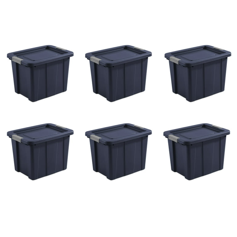 Sterilite Tuff1 18 Gallon Plastic Storage Tote Container Bin with Lid (6  Pack), 1 Piece - City Market