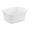 thumbnail image 1 of Sterilite 18 Qt. Dishpan, Multi-Purpose Plastic Wash Tub, Kitchen, Sink, White, 1 of 8