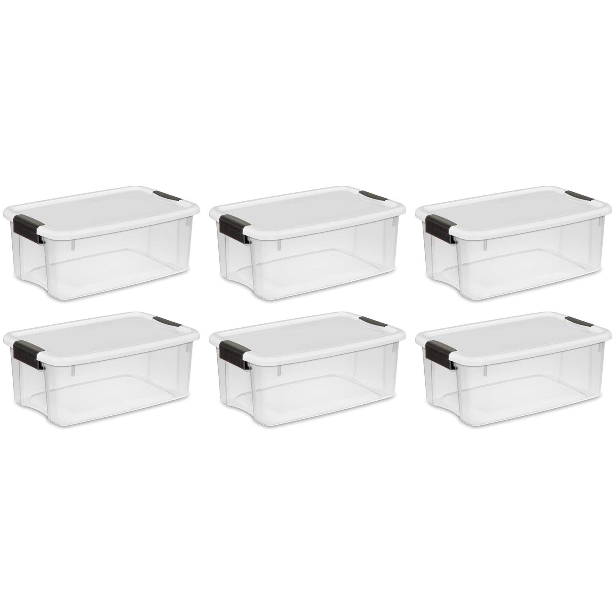 New 821092 Sterilite Storage Box 56Qt White (-Pack) Storage Cheap Wholesale  Discount Bulk Plasticware Storage Acne Wash8