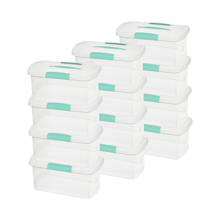 Sterilite Medium Nesting ShowOffs Clear Plastic Containers with
