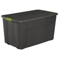 thumbnail image 1 of 6027999 STRAGE TOTE W/WHLS 45GAL Sterilite 19.5 in. H X 21 in. W X 36.625 in. D Stackable Storage Tote w/Wheels (Pack of 4), 1 of 9