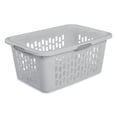 thumbnail image 1 of Sterilite 2 Bushel Large Plastic Laundry Basket with 4 Comfort Grip Handles, Light Gray, 1 of 8
