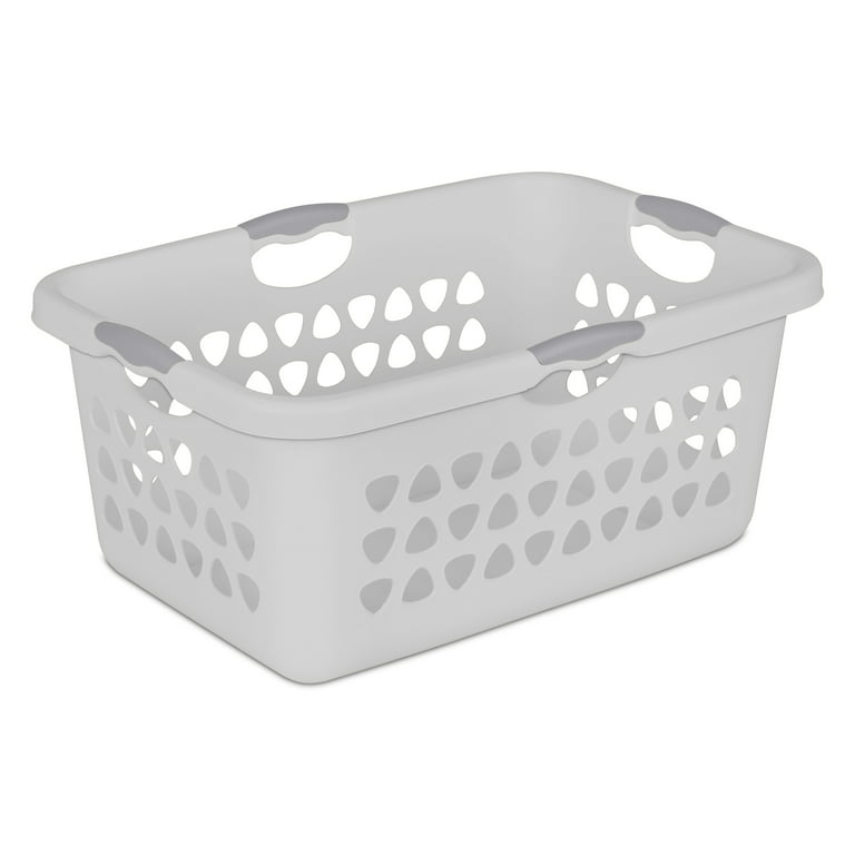Sterilite 2 Bushel Ultra Laundry Basket Plastic, White