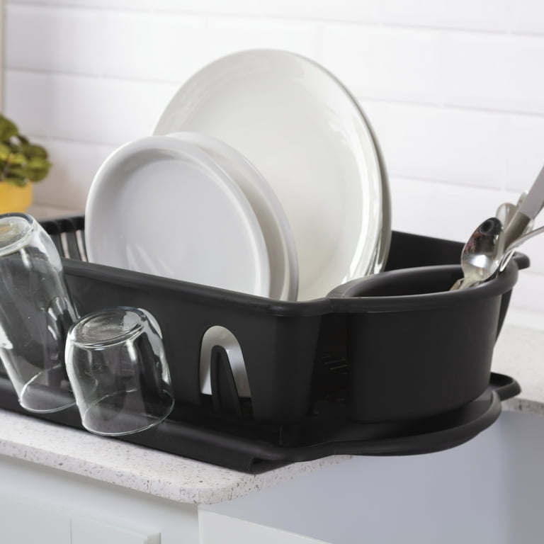 Sterilite 2 Piece Sink Set Black
