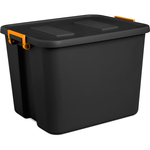 Sterilite 20Gallon (80Quart) Latch Storage Box, Set of 6