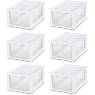 Best Buy: Sterilite Clear Plastic Stacking Storage Drawer Container Box (12  Pack) 12 x 23018006