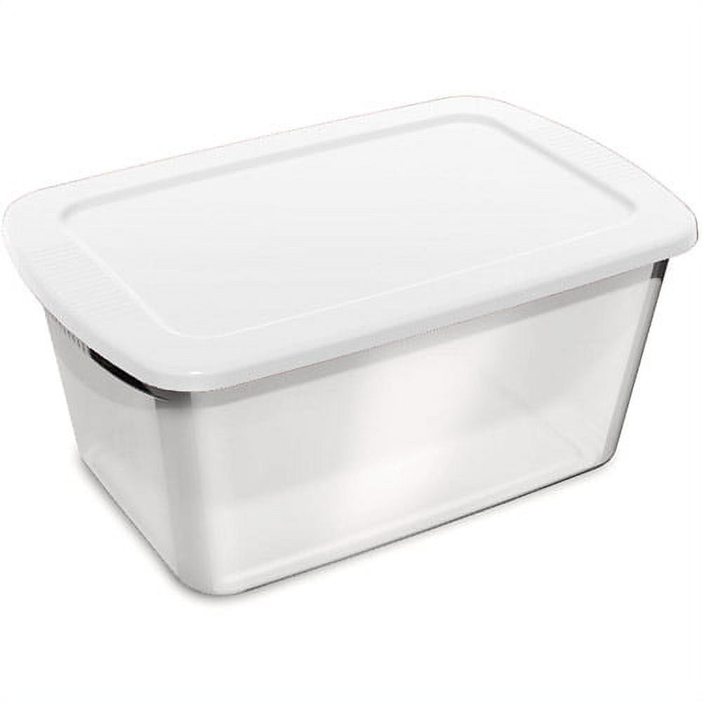 Sterilite 25-Gallon (100-Quart) Storage Box, Set of 4