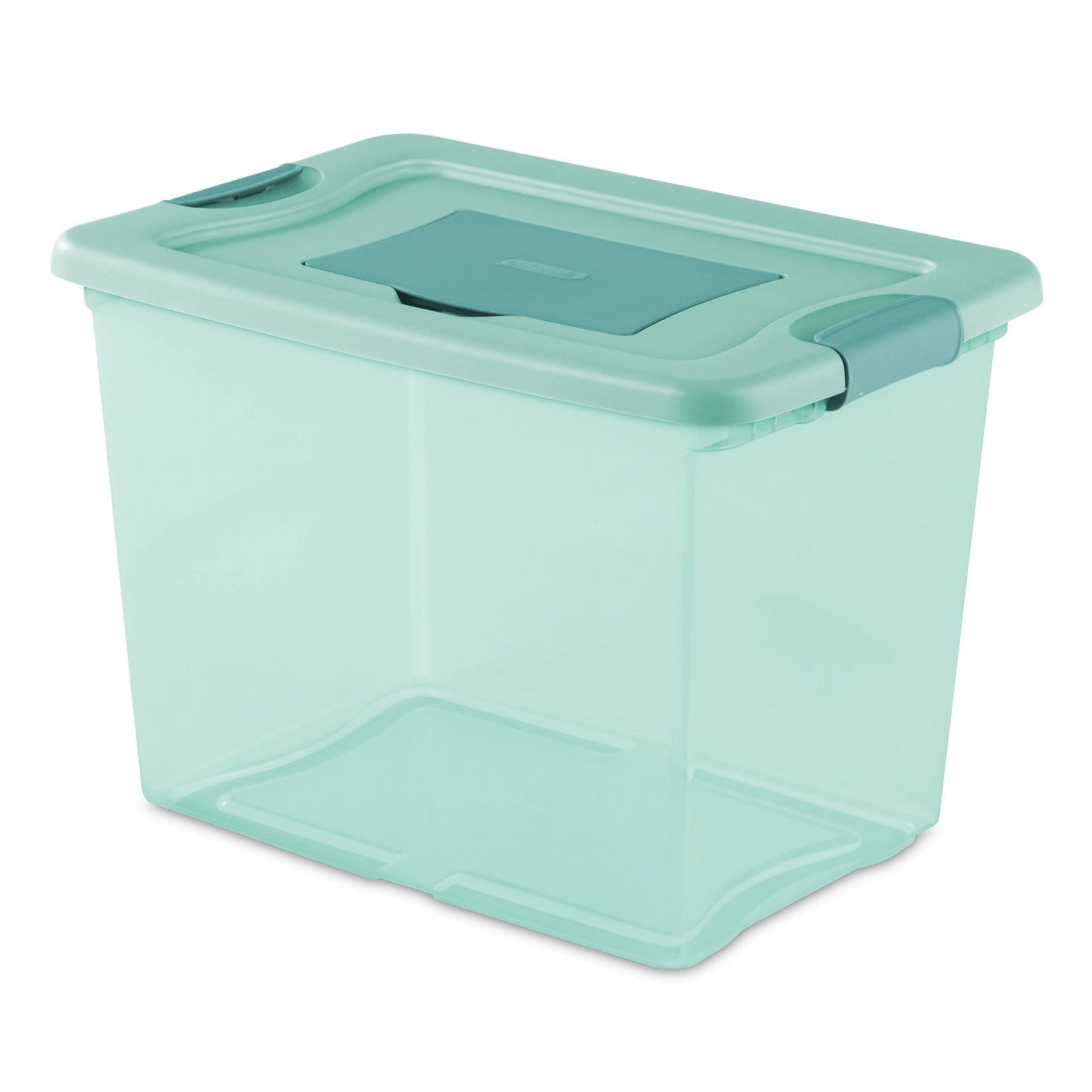 Open Box Sterilite 25 Quart Fresh Scent Stackable Plastic Storage Box Container
