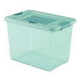 thumbnail image 1 of Open Box Sterilite 25 Quart Fresh Scent Stackable Plastic Storage Box Container, 1 of 5