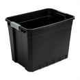 thumbnail image 1 of Sterilite 27 Gal Rugged Industrial Stackable Storage Tote with Lid, 8 Pack, 1 of 11