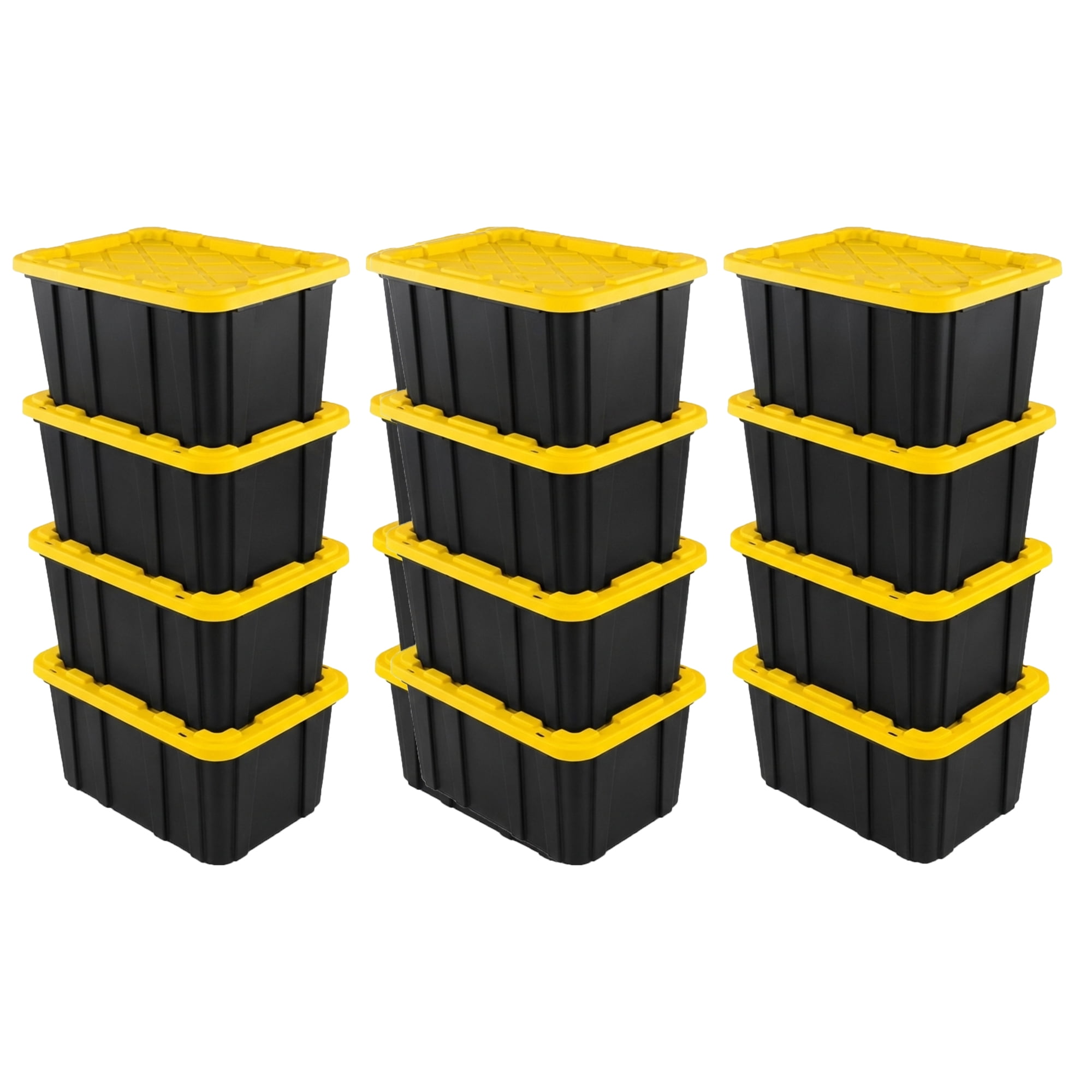 ジャスティスハンターズ　27ボックス　27box　シュリンク付き Sterilite 27 Gallon Industrial Stackable Storage Tote Lidded