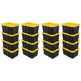 thumbnail image 1 of Sterilite 27 Gallon Industrial Stackable Storage Tote - Lidded - 16 Pack, 1 of 12
