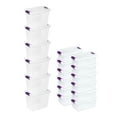 thumbnail image 1 of Sterilite 27 Qt Storage Container, 6 Pack, and 15 Qt Latch Tote, 12 Pack, 1 of 10