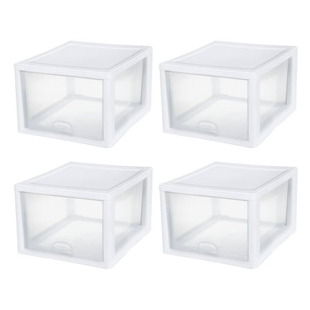 Sterilite - Modular Stacking Storage Drawer Box Containers
