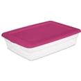 thumbnail image 1 of Sterilite 28 Qt Storage Box, Fuchsia Supreme, 1 of 1