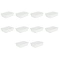 thumbnail image 1 of Sterilite 28 Qt. Storage Box Plastic, White, Set of 10, 1 of 9