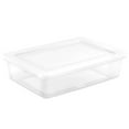 thumbnail image 1 of Sterilite 28 Qt Storage Box, Stackable Plastic Container, Home Organizer, White, 30 Pack, 1 of 6