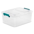 thumbnail image 1 of Sterilite 3.1 Gallon Clear Modular Latch Box, 2 Piece, 1 of 2