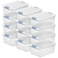 thumbnail image 1 of Sterilite Plastic 15 Qt Storage Box Container with Latching Lid, (12 Pack), 1 of 12