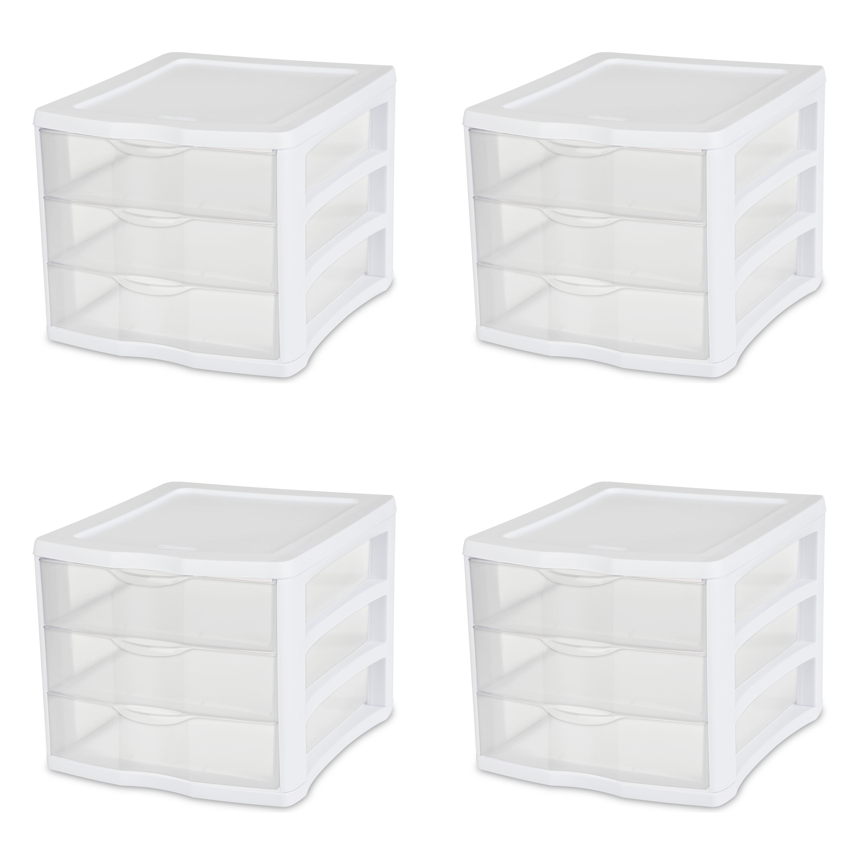 Massca 5 Drawer Storage Drawers and Personal Organizer, Heavy-Duty Plastic  Containers for Storing Arts, Crafts, Sewing Accessories, Stationary, and