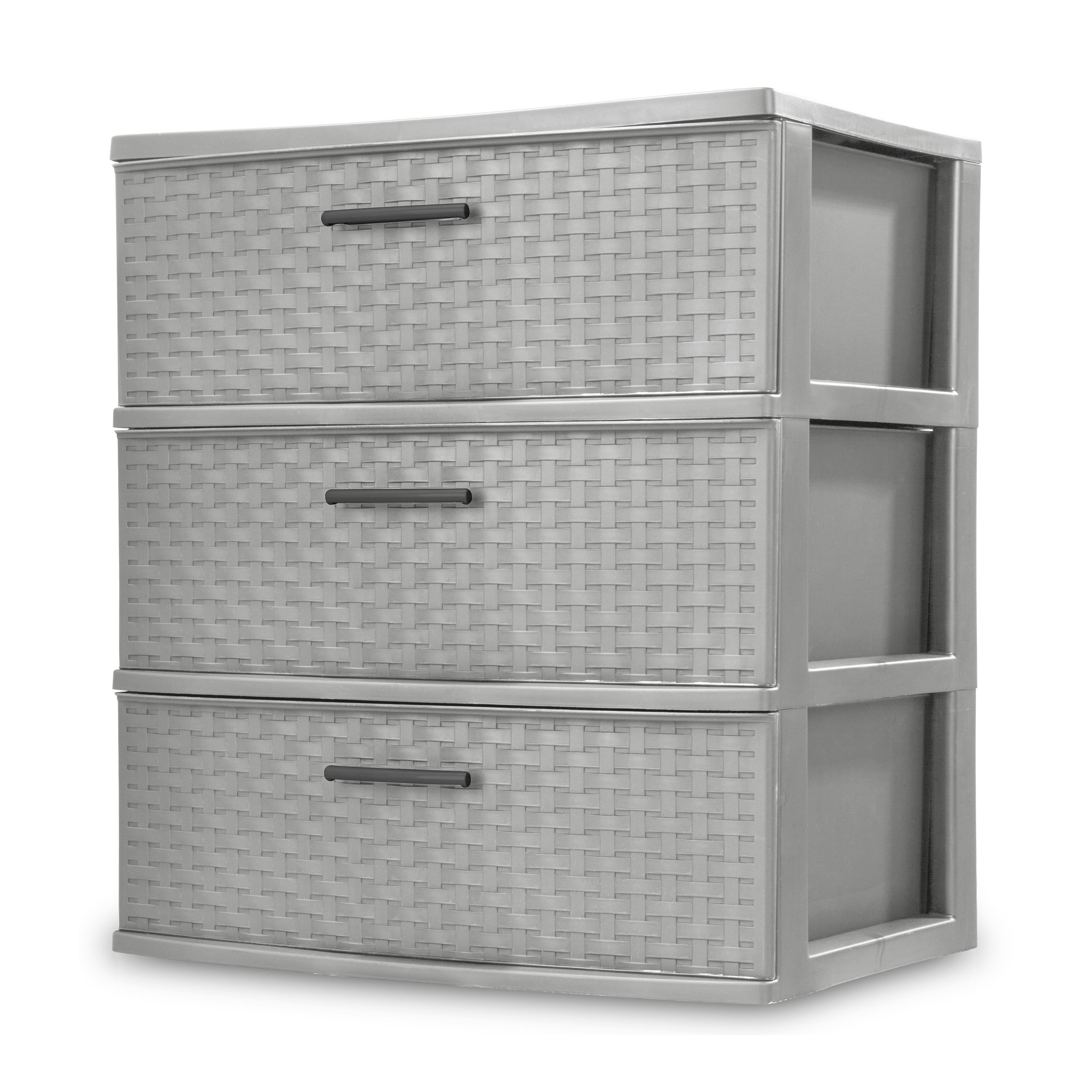 Valtina 25 1/4W Mint Green 3-Drawer Storage Unit w/ Baskets