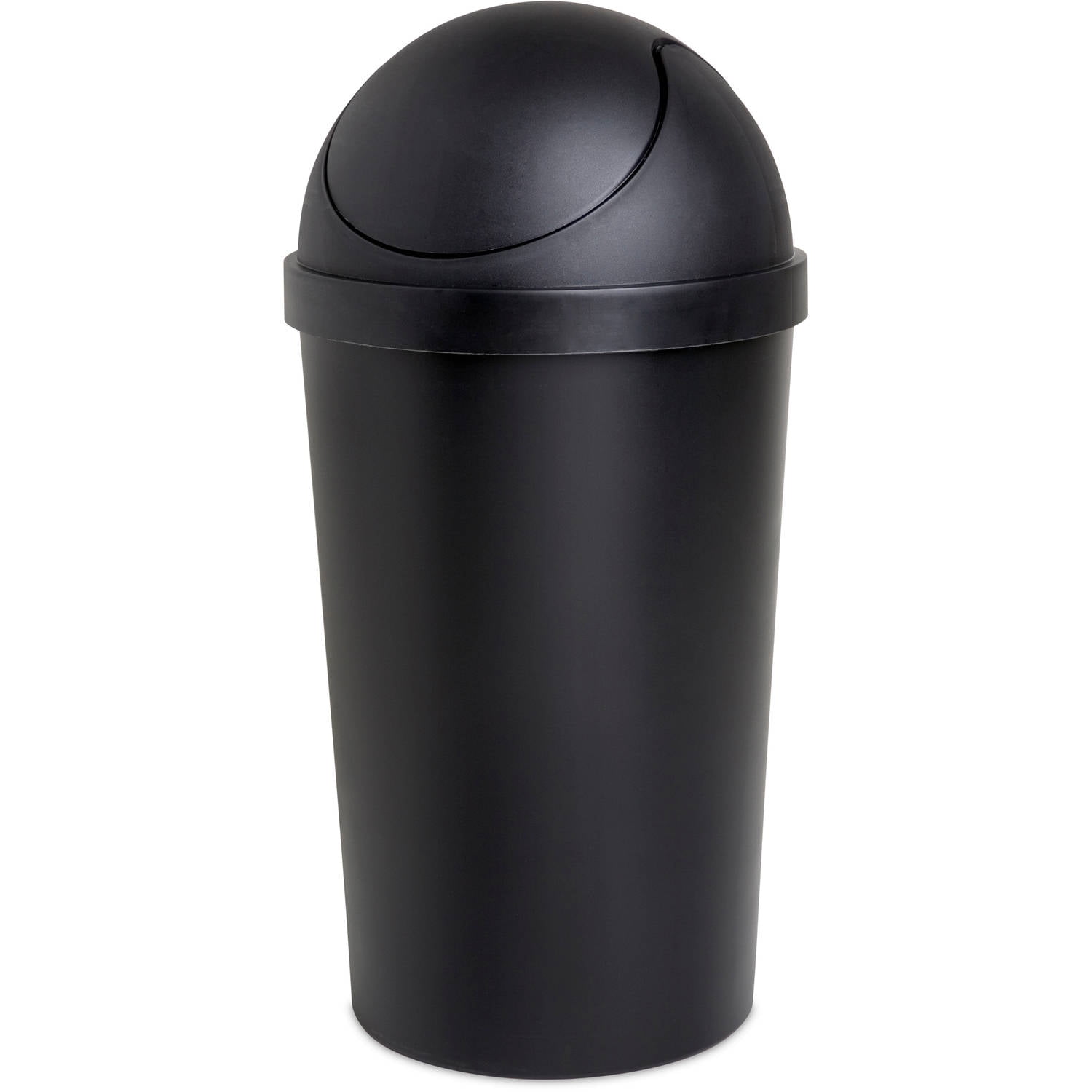 Sterilite 3 Gallon Trash Can, Plastic Round Swing Top Bathroom Trash