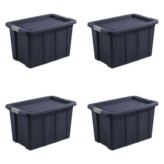 Sterilite 7.5 Quart Clear Plastic Storage Box with Latching Lids, (18 Pack)