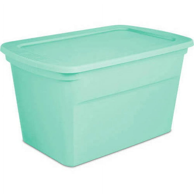 30 gal Green Plastic Round Smart Container™ With Lid - 21Dia x 30H