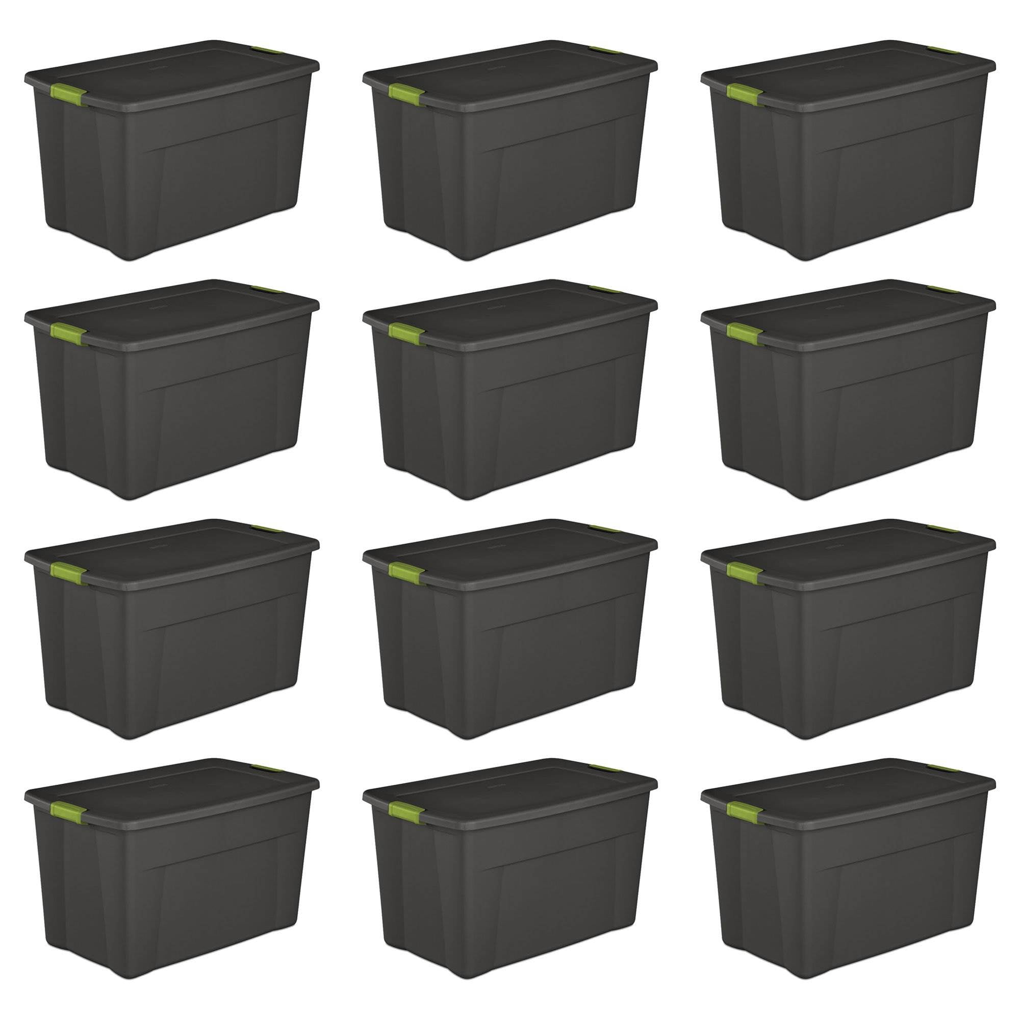 Sterilite 35 Gallon Storage Tote Box with Latching Container Lid