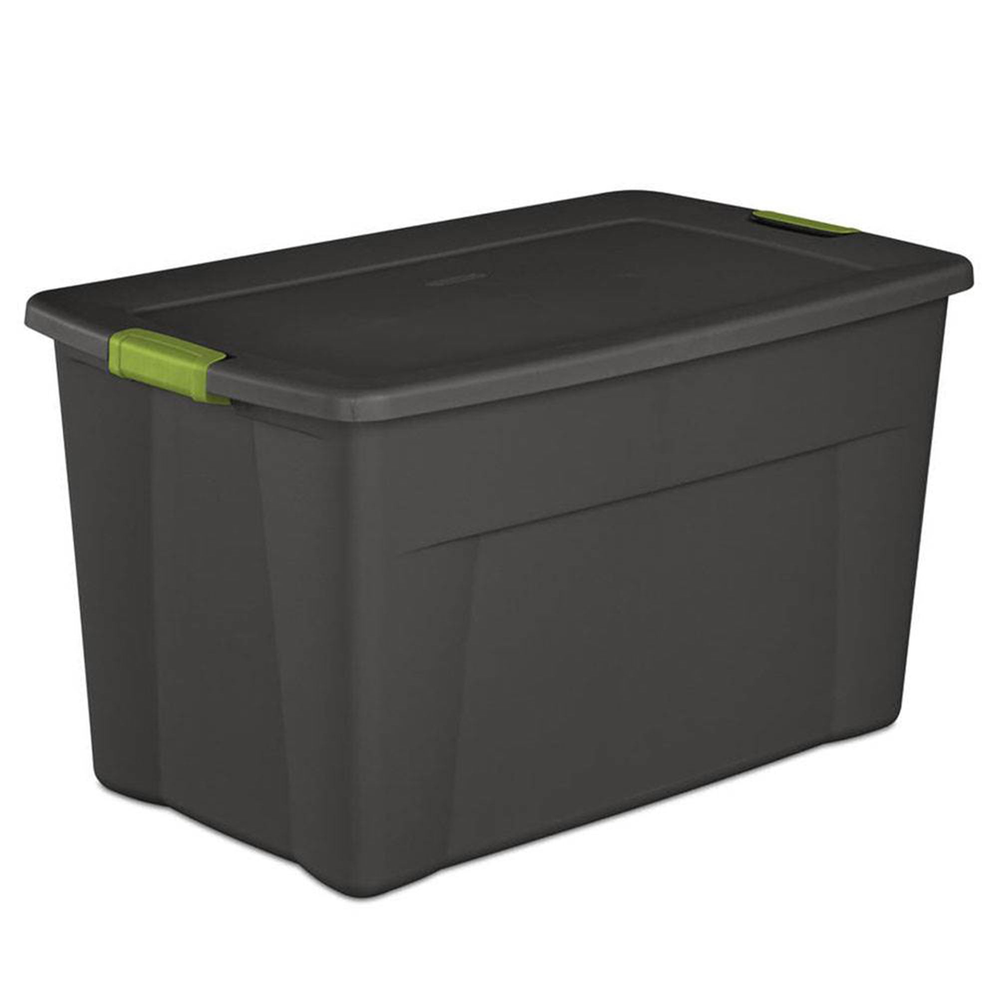 Sterilite 35 Gallon Storage Tote Box with Latching Container Lid, (16 Pack) 