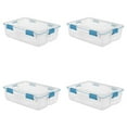 thumbnail image 1 of Sterilite 37 Qt. Gasket Box Blue Aquarium Set of 4, 1 of 11