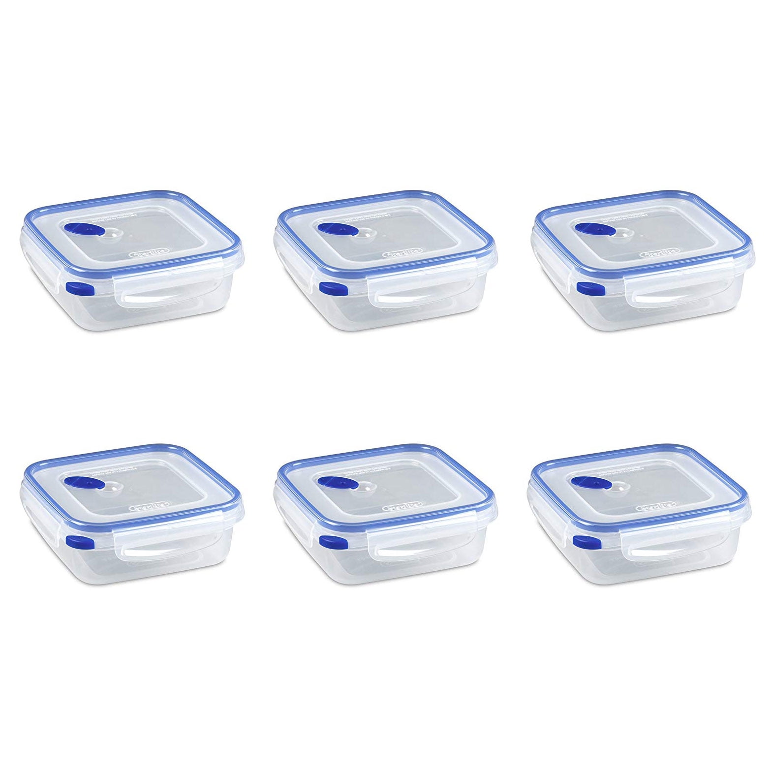 Sterilite 4.0 Cup Square UltraSeal Food Storage Container with Locking