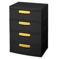 thumbnail image 1 of Sterilite 4 Drawer Unit Black, 1 of 12