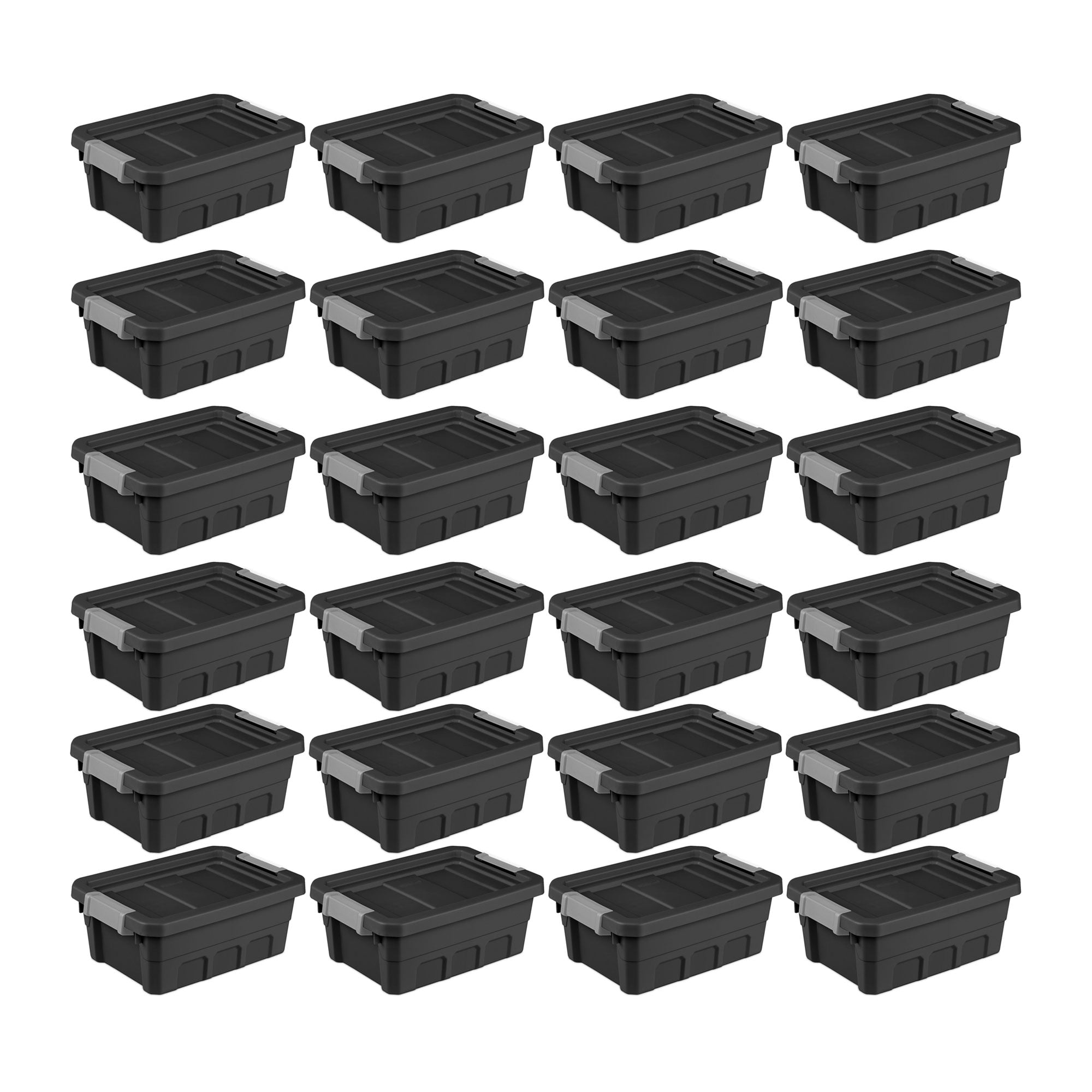 https://i5.walmartimages.com/seo/Sterilite-4-Gal-Industrial-Storage-Totes-with-Latch-Lids-Black-24-Pack_e3eb24d2-77a0-4815-8615-f6f597912906.7025f99e99df9b4c8b589f32720c6036.jpeg