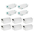 thumbnail image 1 of Sterilite 4 Sets 56-Qt Wheeled Storage Bin & 6 Sets 18-Qt Storage Container, 1 of 11