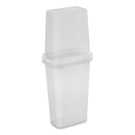 Sterilite 40" Vertical Wrap Box Plastic, Clear