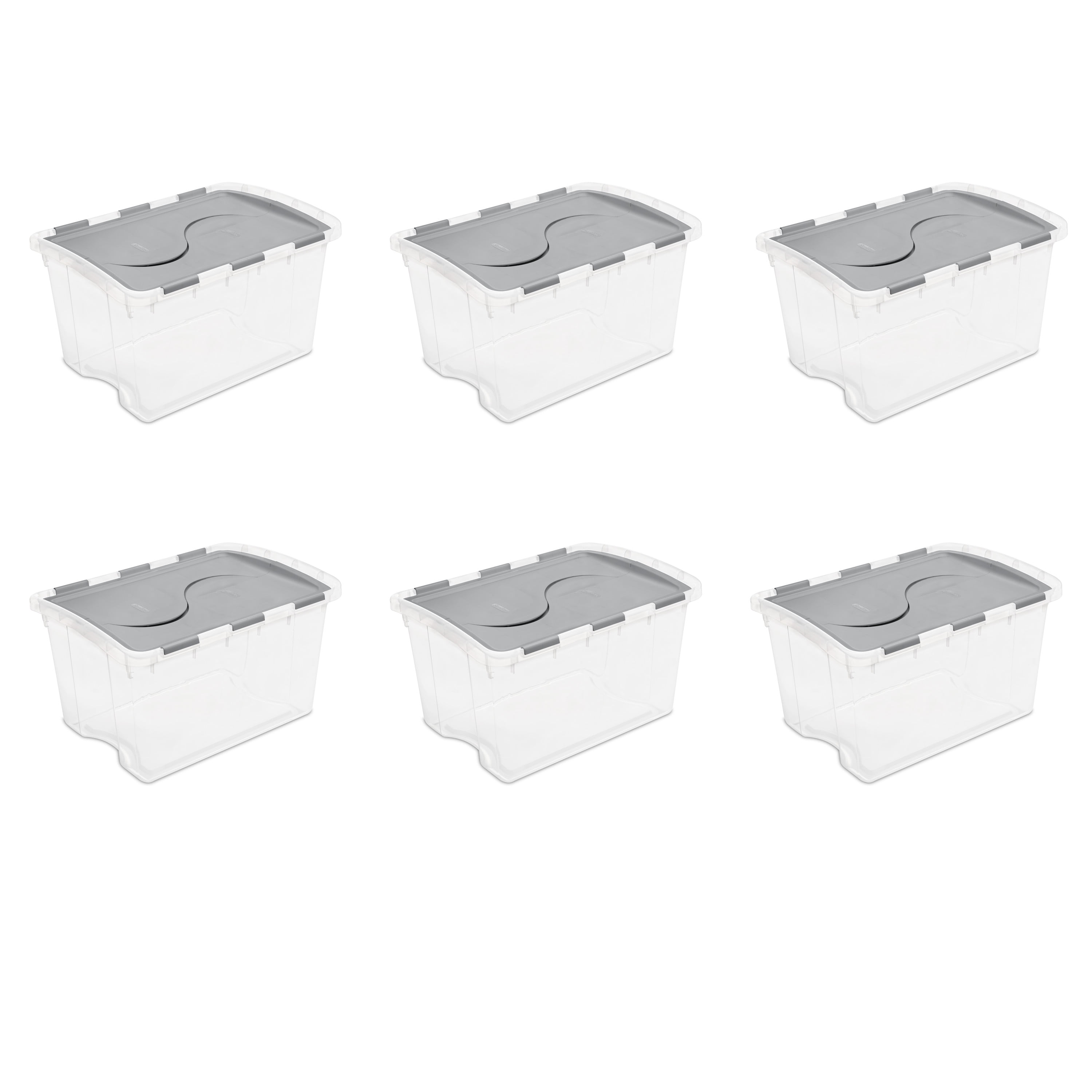 JC Storage Tub with Lid - 8 Pack