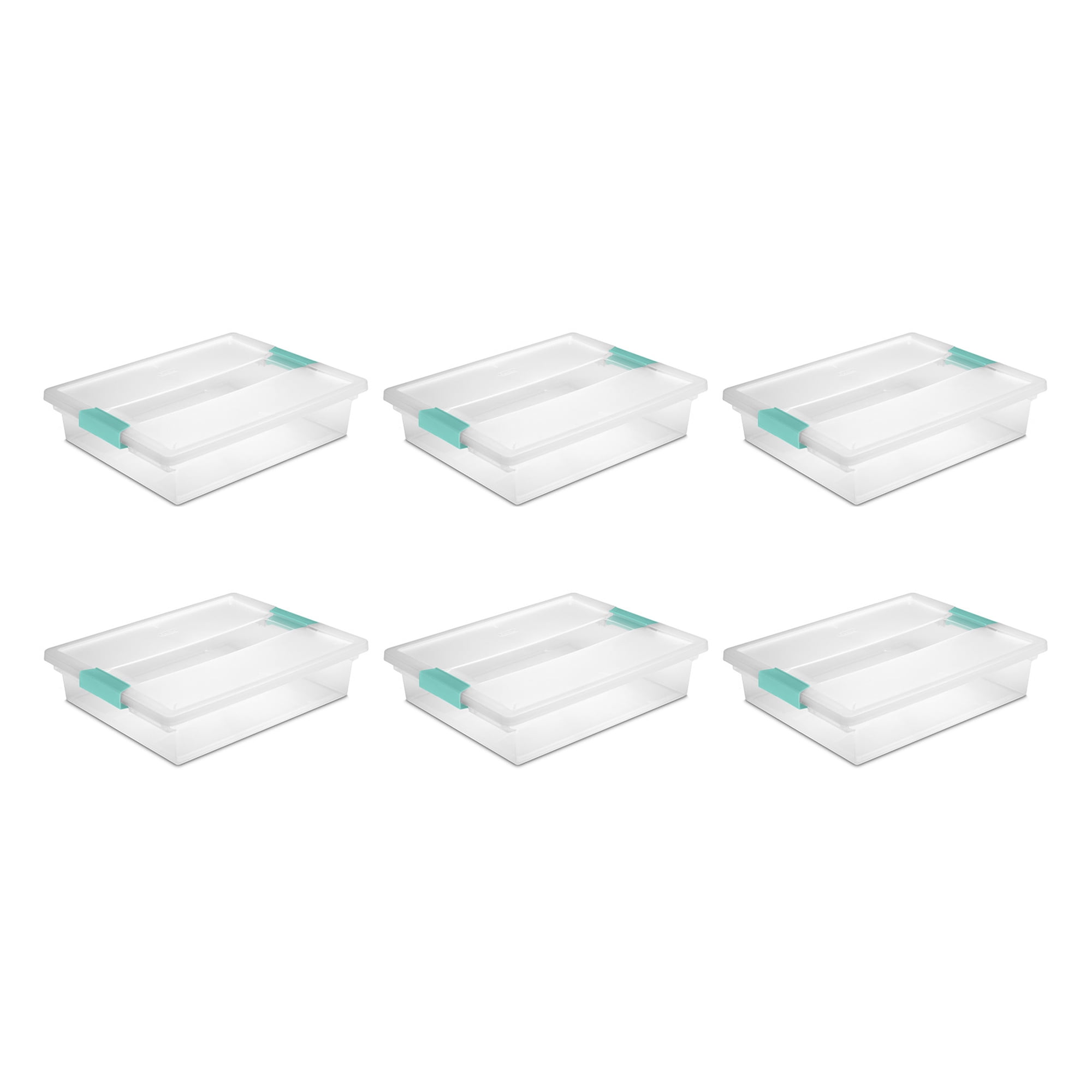 Sterilite 3-Layer Stack and Carry Organizer - Clear/Aqua, 1 ct