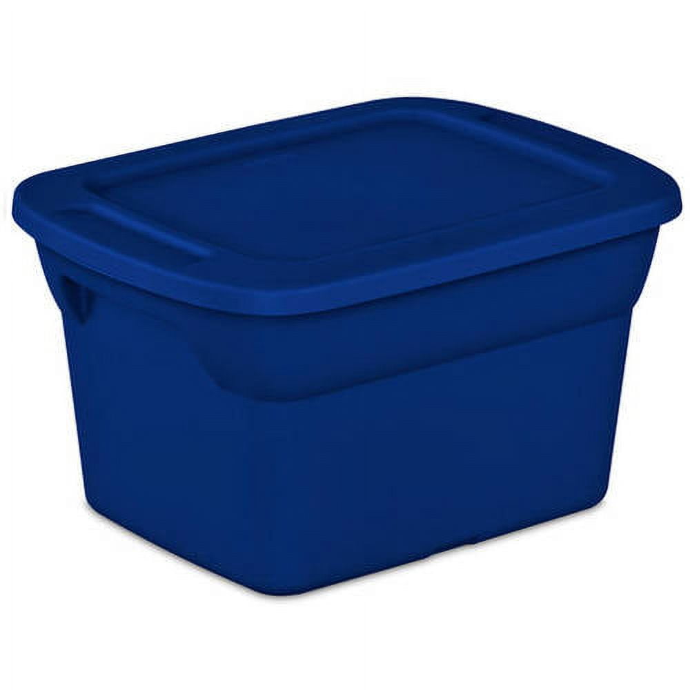 CX CRAFTSMAN, 5-Gallon Highly Durable Storage Bin & Dual Latching Lid,  (10.5”H x 12”W x 18”D), Versatile Stacking Tote and Weather-Resistant  Design