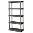 thumbnail image 1 of Sterilite 5 Shelf Unit Plastic, Flat Gray, 1 of 12
