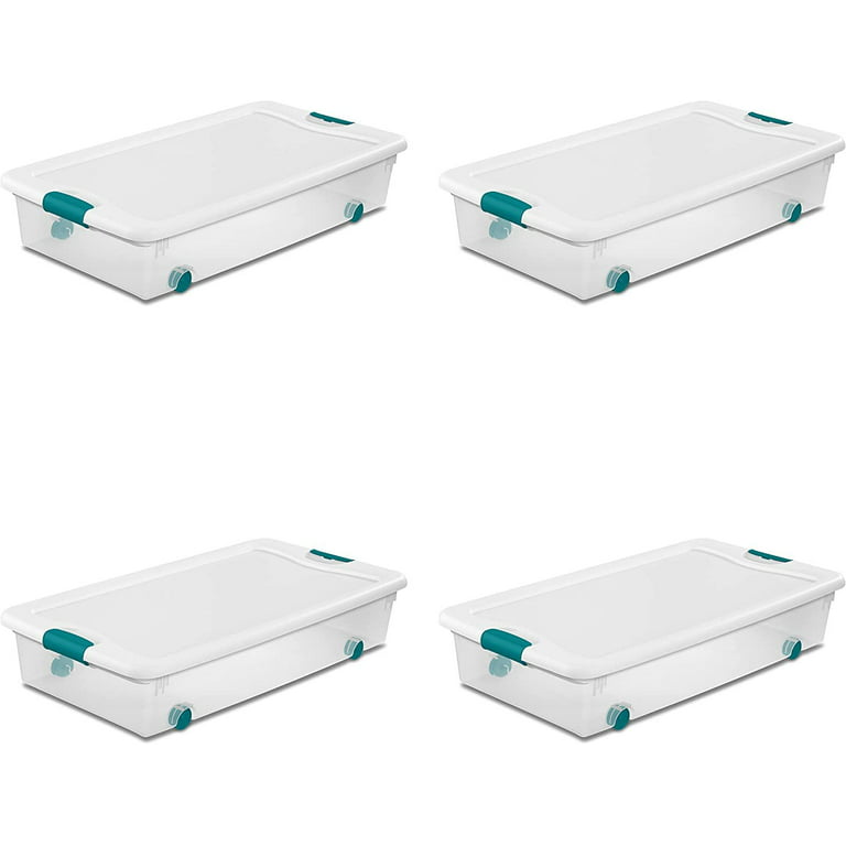 Sterilite Storage Box - White/Clear, 56 qt - Pick 'n Save