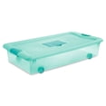 thumbnail image 1 of Sterilite 56 Quart Wheeled Fresh Scent Storage Container Box with Lid, 1 of 2