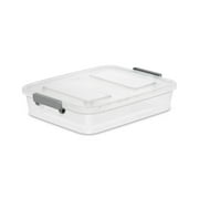 Sterilite 6.2 Qt. Modular Latch Box Plastic, Titanium