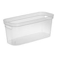 thumbnail image 1 of Sterilite 6.25x6.25x15 Inch Narrow Storage Bin with Carry Handles (24 Pack), 1 of 6