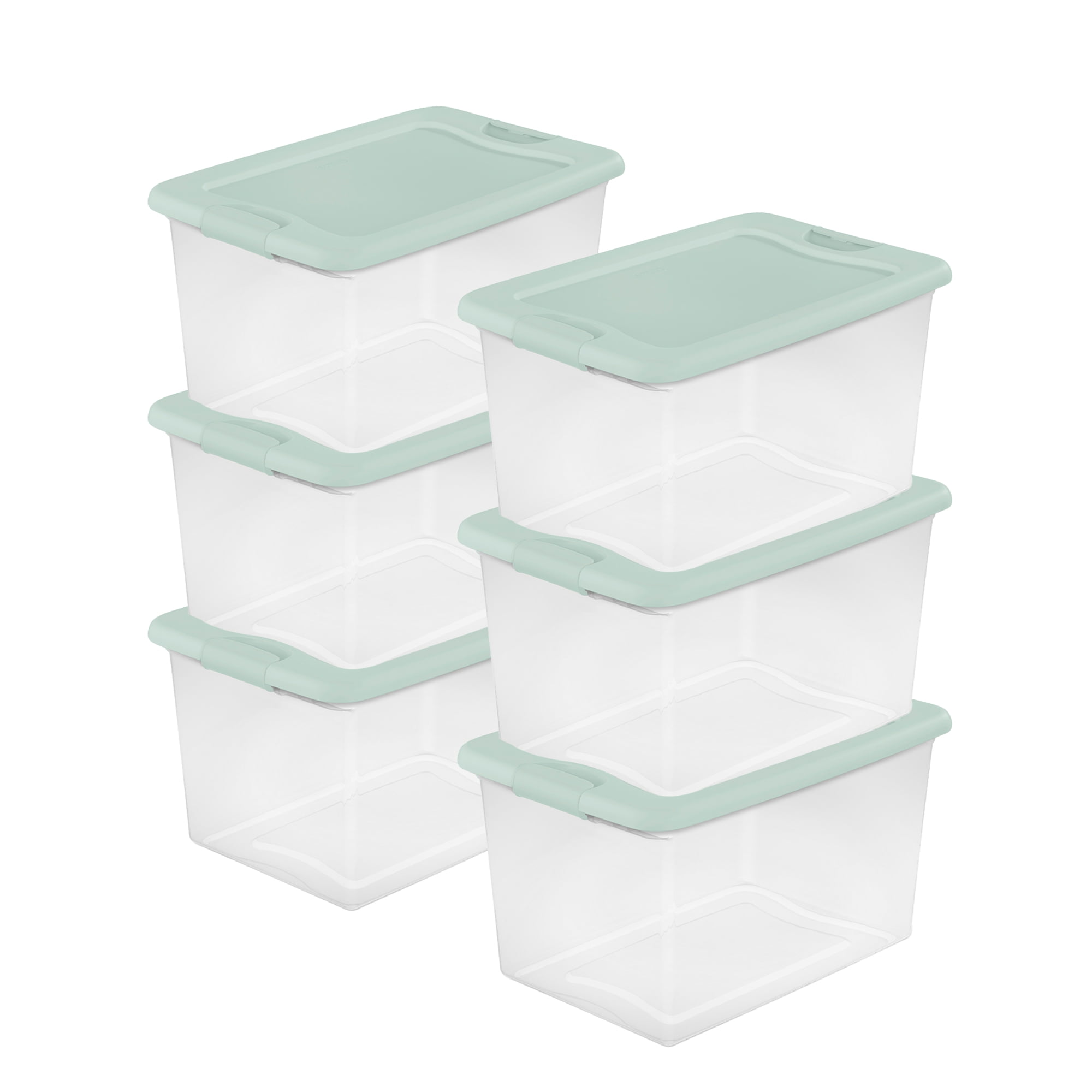 Sterilite, Storage Bin, 64 Qt, Latching Clear Box with Lid - Walmart.com