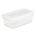 thumbnail image 1 of Sterilite 6-Quart (5.7 L) Storage Box, White, 1 of 6