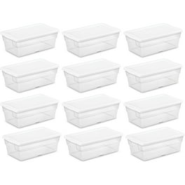 20 qt Clear Hinged Lid Storage Box by Sterilite at Fleet Farm