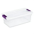 thumbnail image 1 of Sterilite 6 Quart Plastic ClearView Latch Storage Container Tote, 36 Pack, 1 of 10